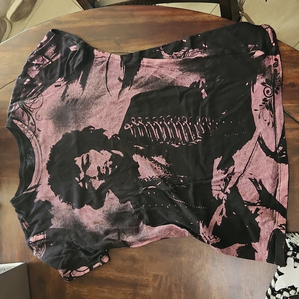 Jimi Hendrix all over print tshirt large